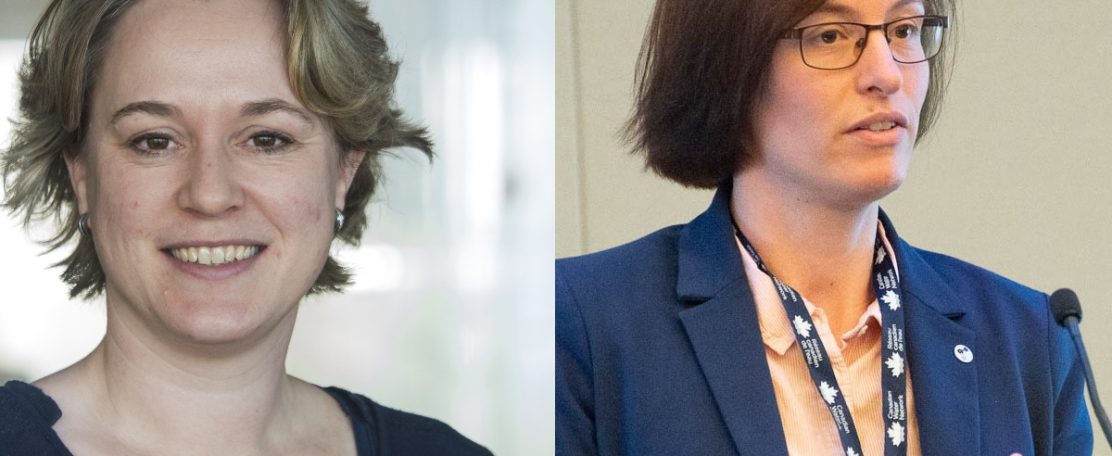 Jantienne van der Meij en Anne Mathilde Hummelen directeur TKI Watertechnologie